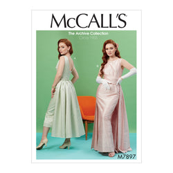 McCall's Pattern M7897 Misses' Vintage 1950s Dresses