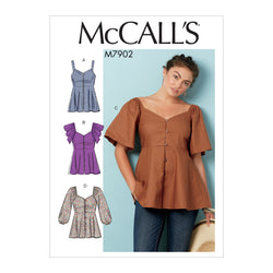 McCall's Pattern M7902 Misses' Tops