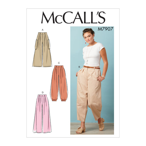 McCall's Pattern M7907 Misses' Trousers