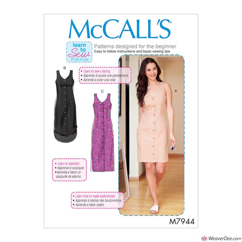 McCall's Pattern M7944 Misses'/Women's Dresses
