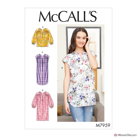 McCall's Pattern M7959 Misses' Top, Tunic & Dresses