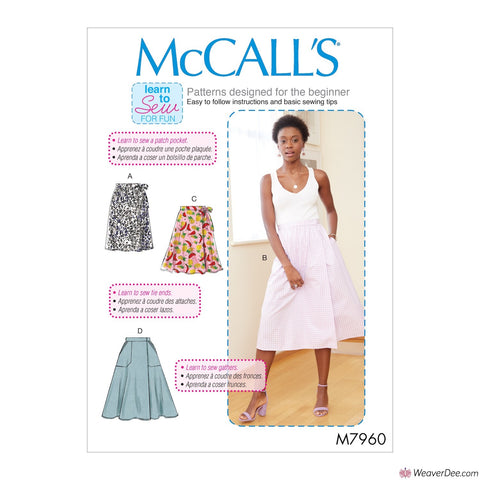 McCall's Pattern M7960 Misses' Skirts