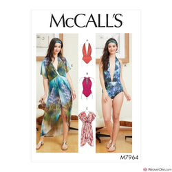 McCall's Pattern M7964 Misses' Swimsuit & Cover-Up