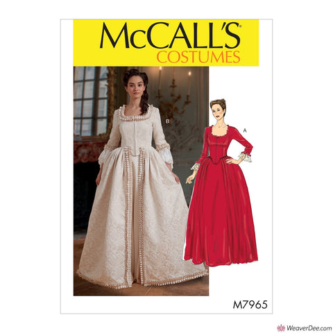McCall's Pattern M7965 Misses' 19th Century Costume