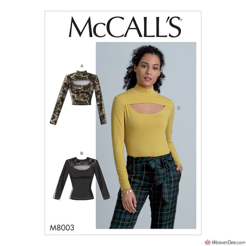 McCall's Pattern M8003 Misses' Tops