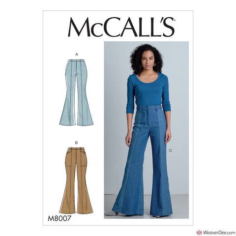 McCall's Pattern M8007 Misses' Trousers