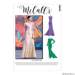 McCall's Pattern M8038 Misses' & Women's Special Occasion Dresses #LunaMcCalls