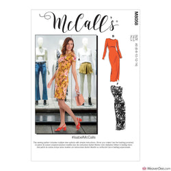 McCall's Pattern M8058 Misses' Knit Pullover Dresses #IsabelMcCalls