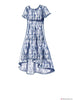 McCall's Pattern M8062 Misses' Straight, Handkerchief, or High-Low Hem Dresses #IslaMcCalls