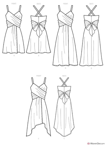 McCall's Pattern M8105 Misses' Dresses #MeadowMcCalls – WeaverDee.com