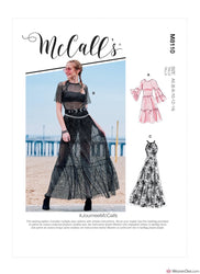 McCall's Pattern M8110 Misses' Dresses #JourneeMcCalls