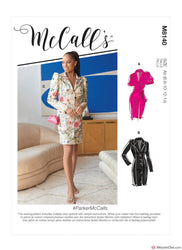 McCall's Pattern M8140 Misses' Dress & Belt #ParkerMcCalls