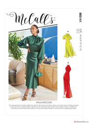McCall's Pattern M8141 Misses' Dresses #AstorMcCalls