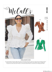 McCall's Pattern M8146 Misses' & Women's Tops #MyrtleMcCalls