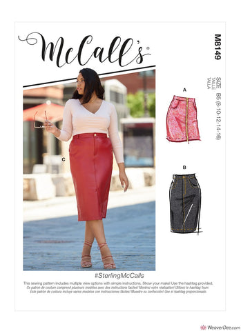 McCall's Pattern M8149 Misses' & Women's Skirts #SterlingMcCalls