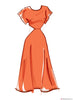 McCall's Pattern M8175 Misses' Dresses #VanessaMcCalls