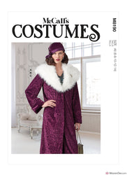 McCall's Pattern M8190 Misses' 1920s Coat & Hat (Hat In 3 Sizes)