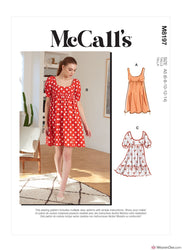 McCall's Pattern M8197 Misses' Dresses