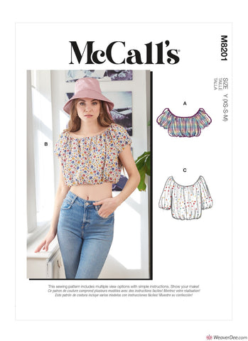 McCall's Pattern M8201 Misses' Tops