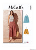 McCall's Pattern M8260 Misses' Skirt, Shorts & Trousers