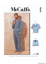 McCall's Pattern M8262 Men's Pyjamas