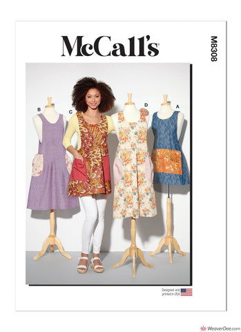 McCall's Pattern M8308 Misses' Aprons