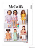 McCall's Pattern M8309 18" Doll Clothes