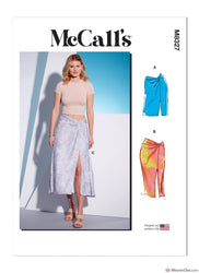 McCall's Pattern M8327 Misses' Knit Skirts