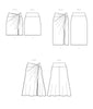 McCall's Pattern M8328 Women's Knit Skirts