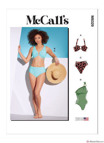 McCall's Pattern M8329 Misses' Swimsuits