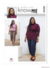 KnowMe Sewing Pattern ME2002 Knit Tops & Jeans (Misses' & Women's) - by Brittany J. Jones