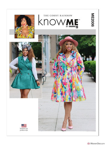 KnowMe Sewing Pattern ME2006 Misses' Dresses - by The Corny Rainbow