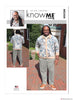 KnowMe Sewing Pattern ME2009 Men's Knit Button Up Top & Trousers - by Julian Creates