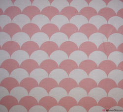 LIMITED STOCK Canvas Fabric - Mermaid Scales Pink