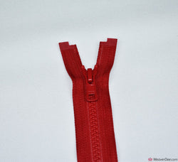 Vislon Open Ended Zip [519 Red - 5mm Tooth Width]