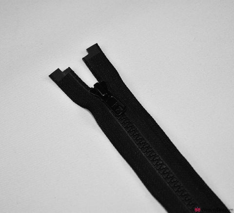 Vislon Open Ended Zip / 5mm / Black – WeaverDee.com