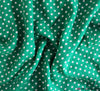 Peaspot Viscose Fabric - Green