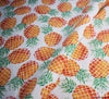 Cotton Poplin Fabric - Sweet Pineapple