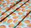 Cotton Poplin Fabric - Sweet Pineapple