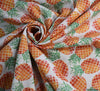 Cotton Poplin Fabric - Sweet Pineapple