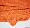 Washed Slub Cotton Fabric - Pinspot Pumpkin