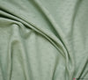 Knitted Pointelle Cotton Jersey Fabric - Sage Green
