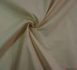 Plain Polycotton Fabric / Beige