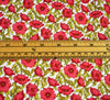 Cotton Poplin Fabric - Poppy Rush Red