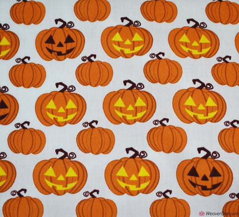 Polycotton Fabric - Pumpkin Patch