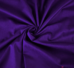Plain Cotton Lawn Fabric / Dark Purple