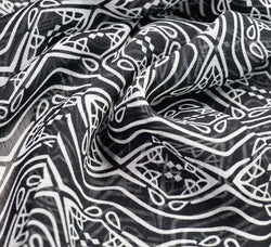 Pendjari Georgette Black Fabric