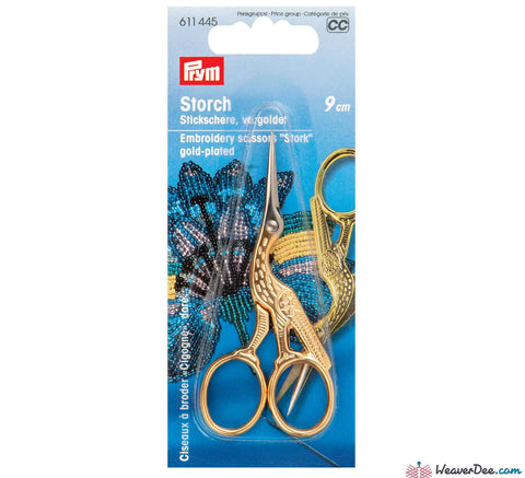 Prym - Stork Handle Embroidery Scissors 9cm - WeaverDee.com Sewing & Crafts - 1