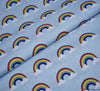 Little Johnny Digital Print Cotton Fabric - Rainbow Clouds