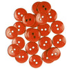 Favourite Findings Buttons: Red Small 16mm (pack of 20)